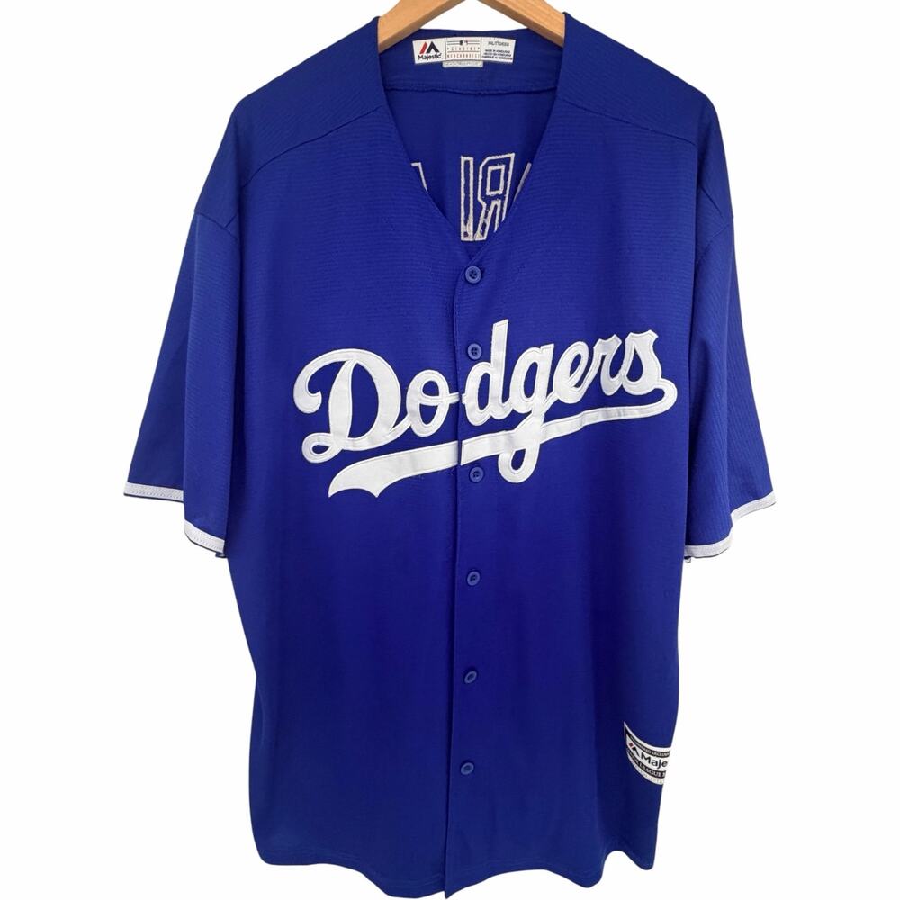 Majestic Dodgers Safari Room Cool Base Jersey 2XL